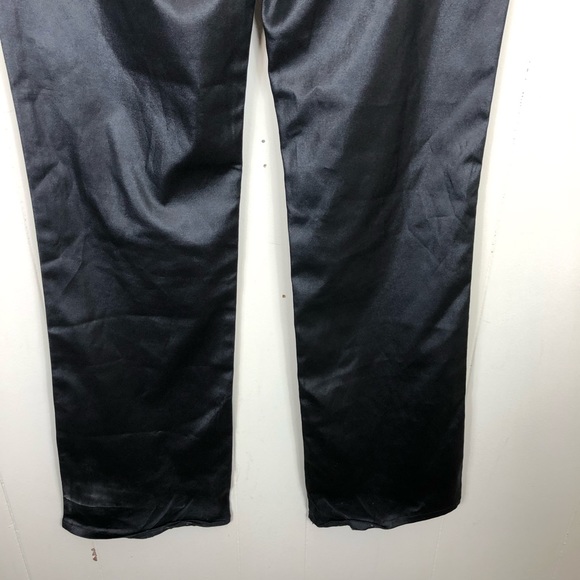 Vintage Bubblegum American Flavour Black Satin Pants Sz 32 - Picture 13 of 14